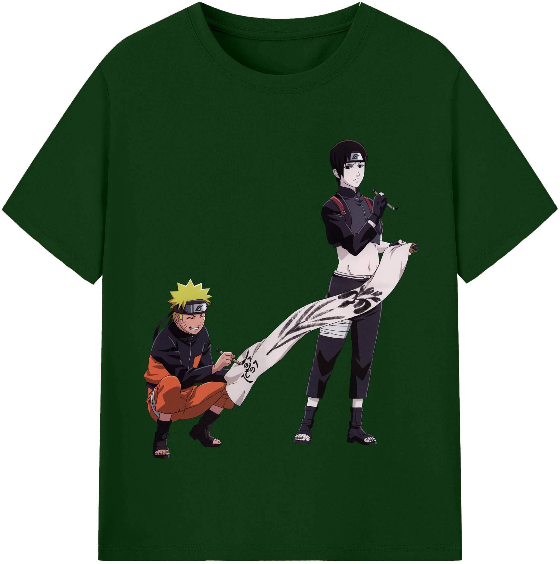 （画像用） NARUTO -ナルト- うずまき ナルト Uzumaki Naruto 綿100％半袖Tシャツ（フロントプリント）